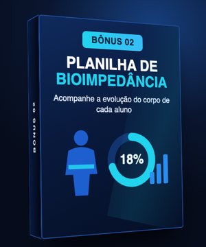 Caixa do bônus 2: planilha de bioimpedância
